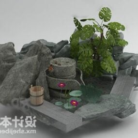 Stone Pone Decoration 3d model