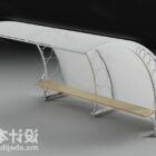Curved Bus Stop Building