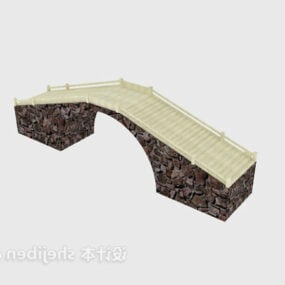 Landscape Brick Bridge 3d model