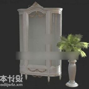 White Wine Cabinet V2 3d model