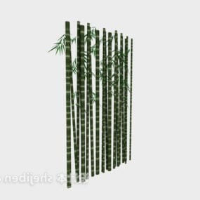 Décoration de branches de bambou modèle 3D