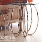 Modern Round Coffee Table Iron Leg
