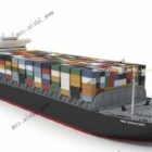 Big Cargo Container Ship