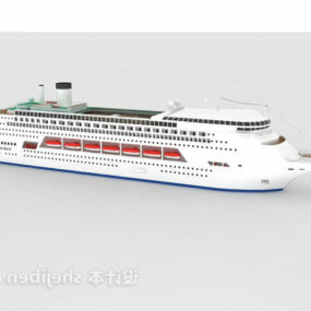 Низькополігональна 3d-модель корабля-яхти
