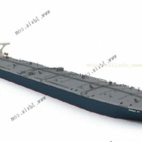 Long Cargo Ship 3d model