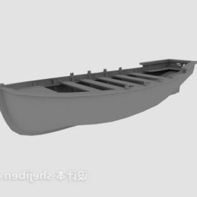 Lowpoly Common Boat 3d model