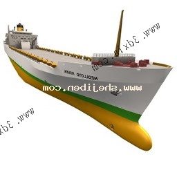 Big Iron Ship 3d model