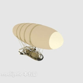 Cartoon Zeppelin 3D-model