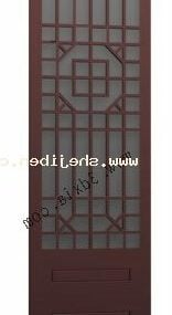 Chinese Wood Window 3d model