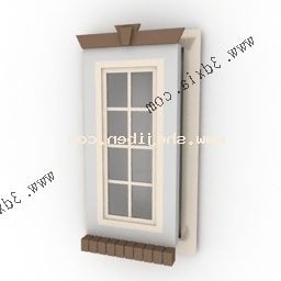Chinese Window Style 3d model