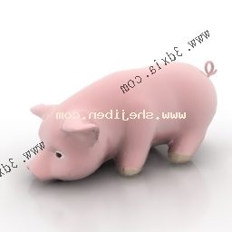 可爱的小猪3d模型
