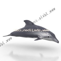 イルカの彫刻3Dモデル