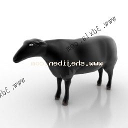 โมเดล 3 มิติวัวดำ