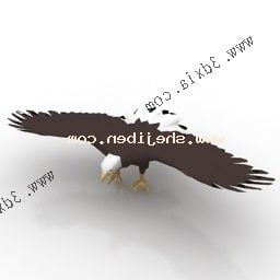 Mountain Bald Eagle 3d-modell