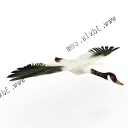 Goose Flying 3d model