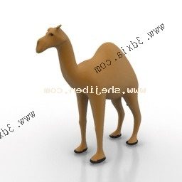 Modelo 3D Animal Camelo do Deserto