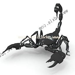 Wild Black Scorpion 3d model