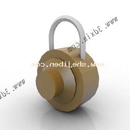 Bronze Lock 3d model