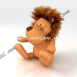 Múnla Ainmhithe Stuffed Lion 3d saor in aisce