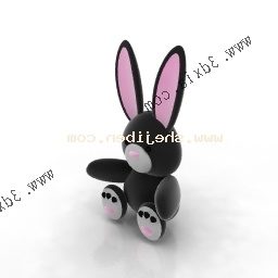 Bunny Stuffed Toy 3d model