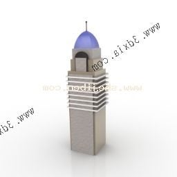 Middle East Tower Building 3d model