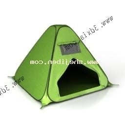 3д модель личной туристической палатки