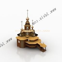 3д модель древнего китайского жилого дома