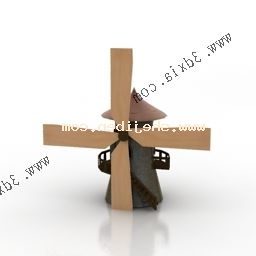 Small Windmill 3d model