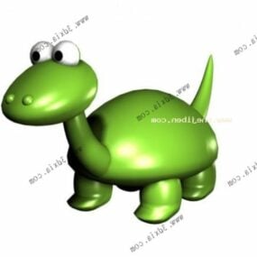 Simpatico modello 3d di peluche di dinosauro