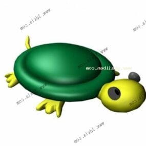Τρισδιάστατο μοντέλο με γεμιστά παιχνίδια χελώνας