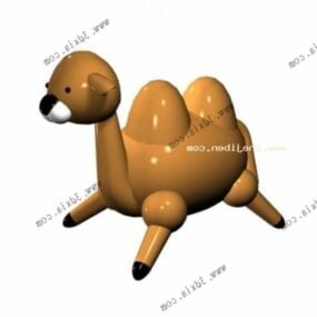 Cartoon Camel Stuffed Toy 3d model