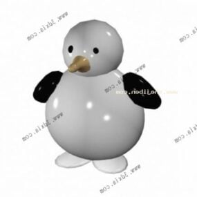 Cartoon Bird Toy 3d model