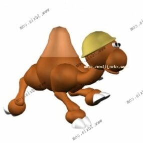 Modelo 3d de camelo de desenho animado