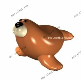 Cartoon Seal Toy 3d model