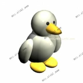 Tegneserie Cute Duck 3d-modell