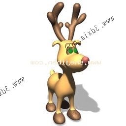 Sarjakuva Deer 3d-malli