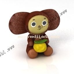 Cartoon Cute Bear 3d model
