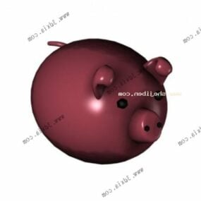 Τρισδιάστατο μοντέλο κινουμένων σχεδίων Piggy Bank