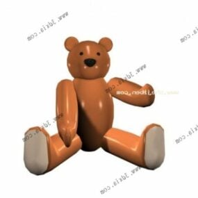 Model 3d Mainan Kartun Beruang Anak