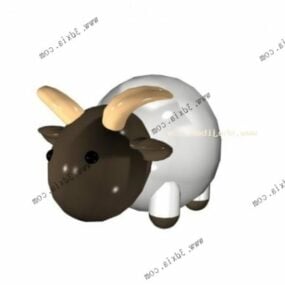 Goat Cartoon 3d model