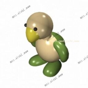 Parrot Cartoon Toy 3d model