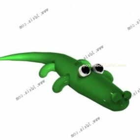 Model 3d Dolanan Anak Alligator Kartun
