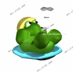Мультяшна черепаха дитяча іграшка 3d модель