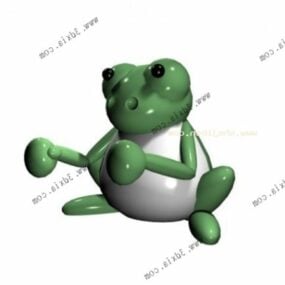 Cartoon Frog Children Toy 3d model