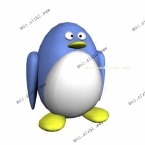 Model 3d Mainan Kanak-kanak Penguin Kartun