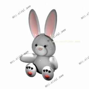 Modello 3d del giocattolo del coniglio di coniglietto del fumetto
