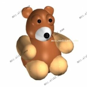 Model 3d Mainan Anak Beruang Kartun