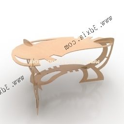 طاولة كرتونية لرياض الأطفال نموذج ثلاثي الأبعاد