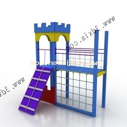 유치원 공원 슬라이딩 게임 3d 모델