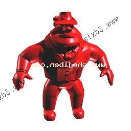 Børnehave Plastic Man Toy 3d-model
